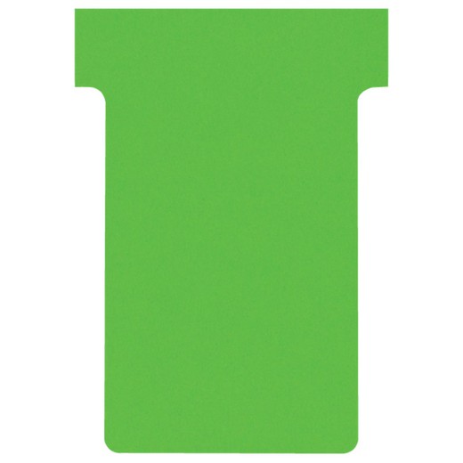 Planning: Fichas T NOBO (estuche 100) tamaño 2, verde