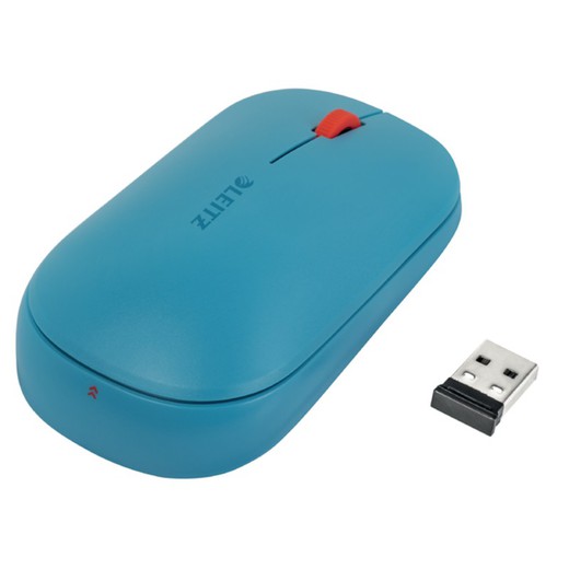 Leitz Cozy Dual Wireless Mouse, Blue