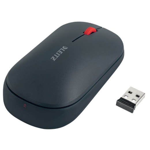 Mouse sem fio duplo Leitz Cozy, cinza