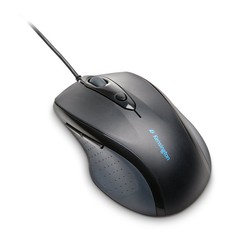 Mouse com fio Pro Fit™ em tamanho real