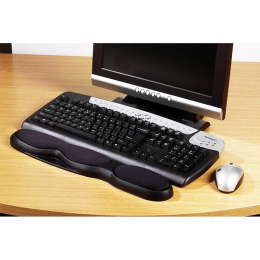 Black gel keyboard wrist rest