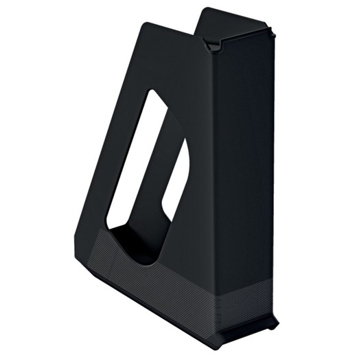 Europost magazine rack. Opaque (313 mm high), Vivid Black