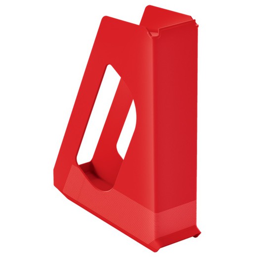 Porta-revistas Europost. Opaco (313 mm de altura), Vermelho Vivo