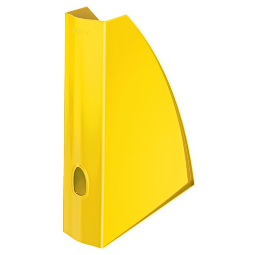 Porta-revistas Leitz WOW. lombada 60, amarelo