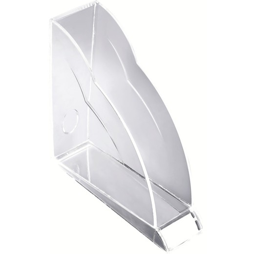 Rexel NIMBUS magazine rack, glass