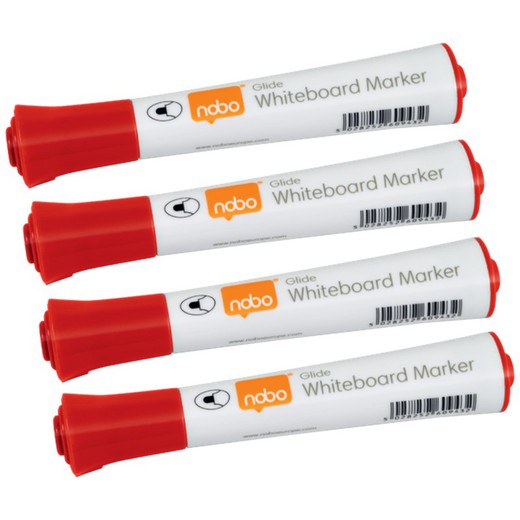 Gleitmarker, konische Spitze (10er-Pack), Rot