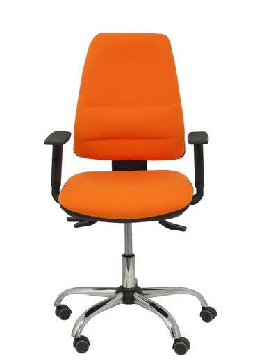 Silla de oficina ergonómica con mecanismo asincro y regulable en altura