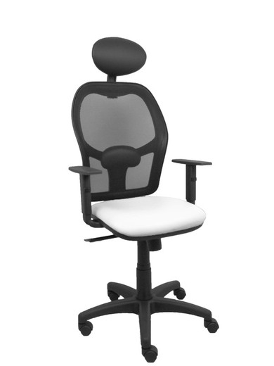 Silla de oficina ergonómica con mecanismo sincro, brazos regulables y ajustable en altura