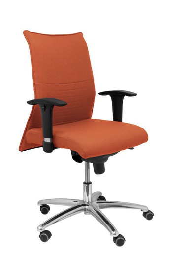 Sillón confidente ergonómico para visitas con mecanismo sincro y regulable en altura, especial para personas de envergadura (hasta 160 kgs)