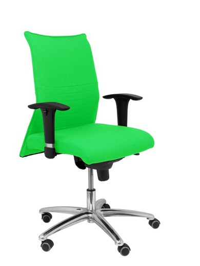 Sillón confidente ergonómico para visitas con mecanismo sincro y regulable en altura, especial para personas de envergadura (hasta 160 kgs)