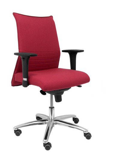 Sillón confidente ergonómico para visitas con mecanismo sincro y regulable en altura, especial para personas de envergadura (hasta 160 kgs)