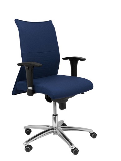 Sillón confidente ergonómico para visitas con mecanismo sincro y regulable en altura, especial para personas de envergadura (hasta 160 kgs)