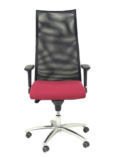 Sillón de dirección ergonómico con mecanismo sincro y regulable en altura, especial para personas de envergadura (hasta 160 kgs)