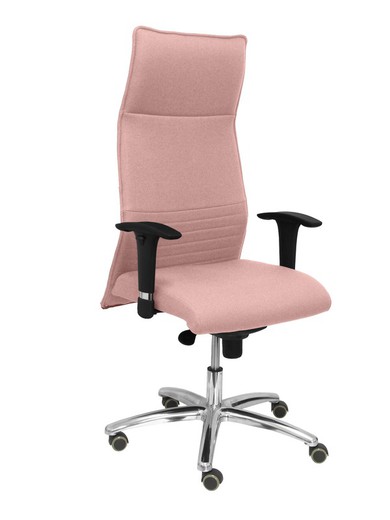 Sillón de dirección ergonómico con mecanismo sincro y regulable en altura, especial para personas de envergadura (hasta 160 kgs)