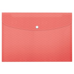 Sobre PP Colour'Breeze A4+ 3 unidades, coral