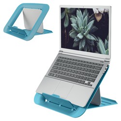 Soporte ordenador portátil ajustable Leitz Ergo Cosy, azul