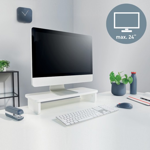 Monitor stand, white