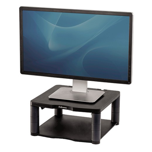 Premium graphite monitor stand