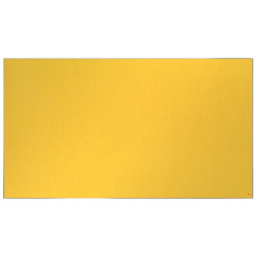 NOBO Impression Pro widescreen felt board 1550x870mm, yellow