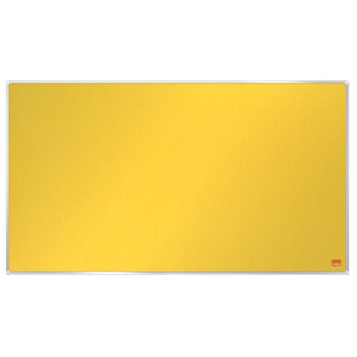 Painel de feltro panorâmico NOBO Impression Pro 710x400mm, amarelo