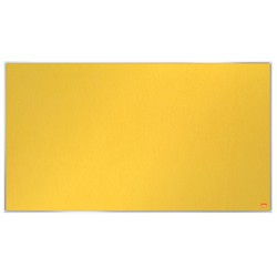 Tablero NOBO Impression Pro de formato panorámico de fieltro 890x500mm, amarillo