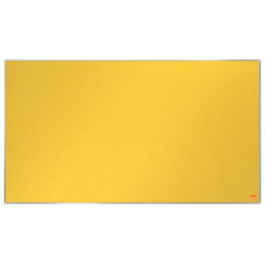 Painel de feltro panorâmico NOBO Impression Pro 890x500mm, amarelo