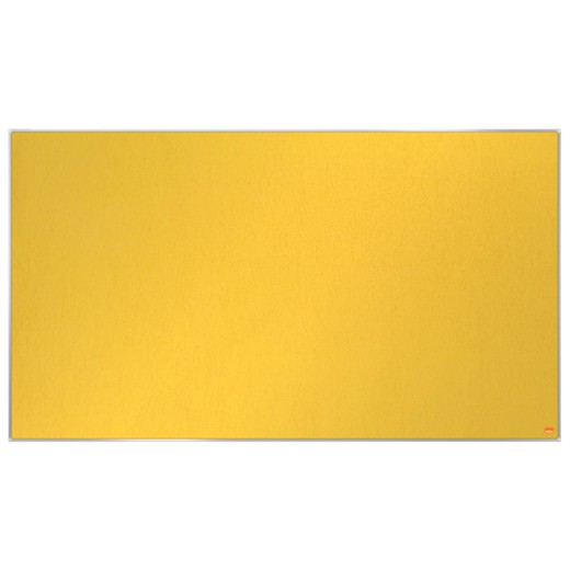 Painel de feltro panorâmico NOBO Impression Pro 1220x690mm, amarelo