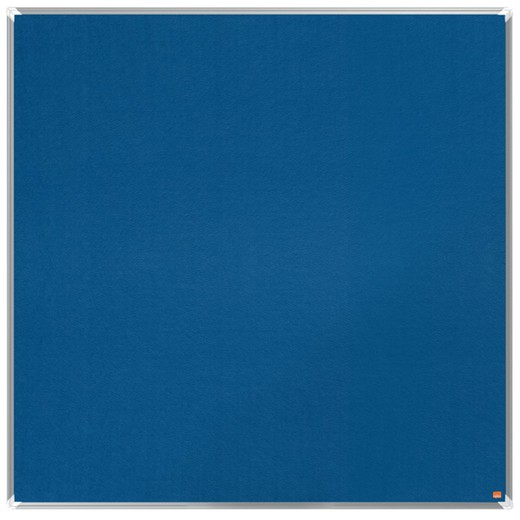 NOBO Premium Plus felt board 1200x1200mm, blue