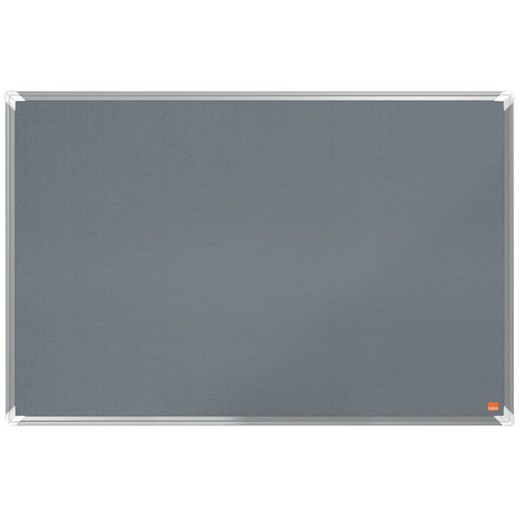 NOBO Premium Plus viltbord 900x600mm, grijs