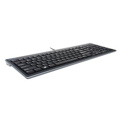 Teclado Slim Advance Fit™ em tamanho real