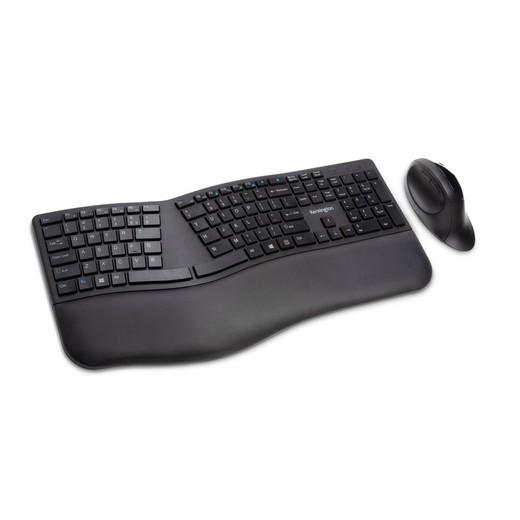 Teclado y ratón inalámbricos Pro Fit® Ergo (negro)