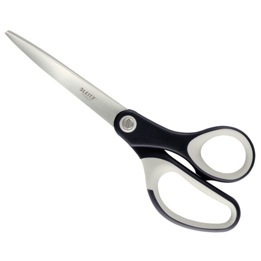 Leitz Premium Scissors (blister) Titanium, 205 mm, μαύρο