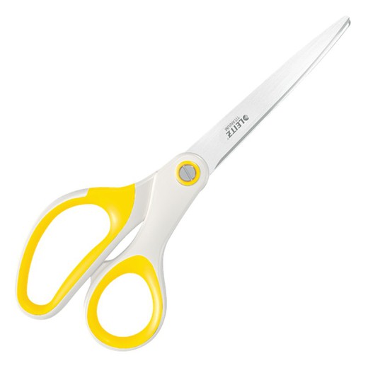 Leitz WOW Scissors (blister) Titanium, 205mm, yellow