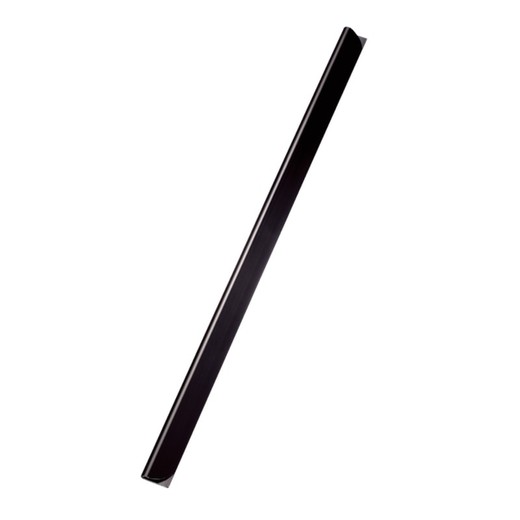 12mm binding rods. DIN A4. Pack of 25 sticks, black