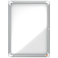 NOBO Premium Plus vitrine med magnetbund 4 x A4 ark