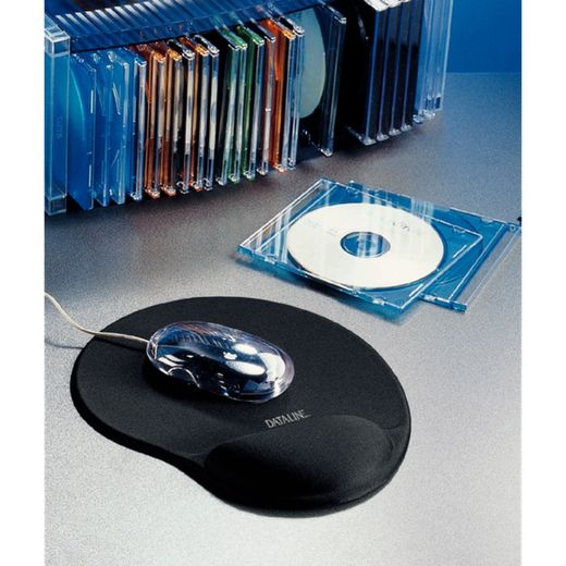 Tapis standard avec repose-poignets en gel "Tout en un" bleu