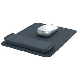 Tapis de souris avec repose-poignet réglable Leitz Ergo, gris foncé
