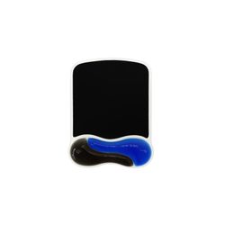 Duo gel poggiapolsi mouse blu/nero