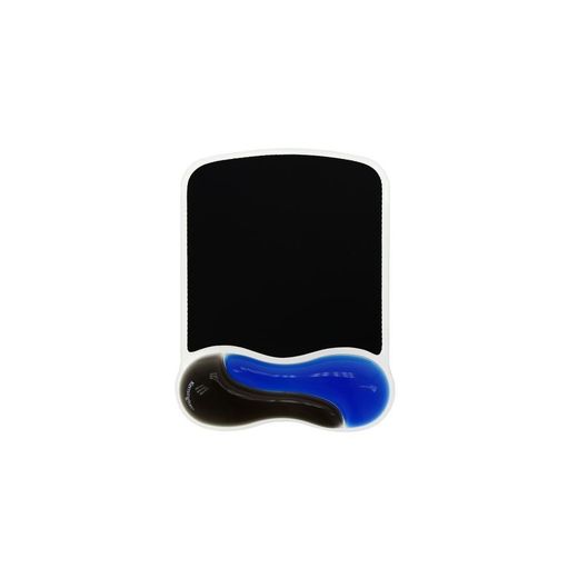 Duo gel poggiapolsi mouse blu/nero