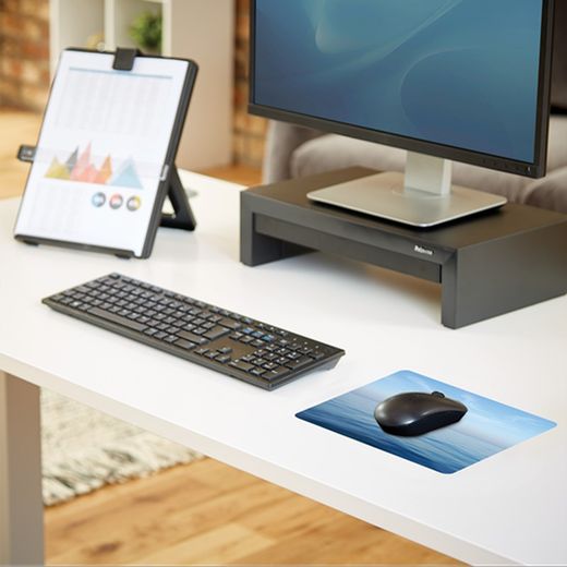 Alfombrilla reciclada Earth Series océano Azul