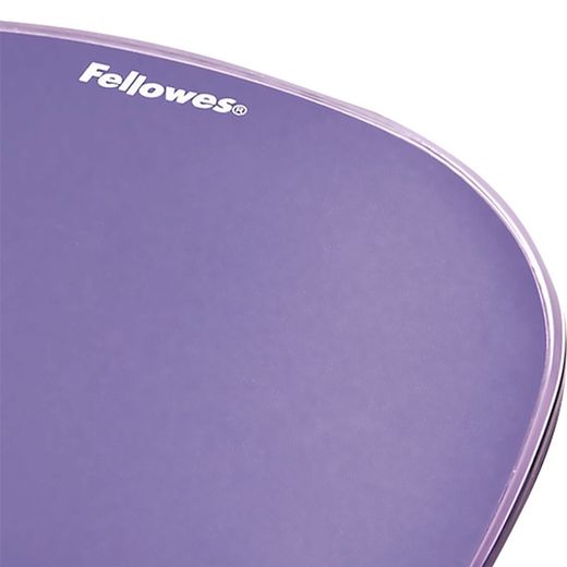 Tappetino per mouse e poggiapolsi in gel Crystal™ Viola