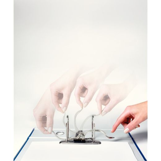 Szafka na dokumenty Kangur. Maks. A4 180º. Grzbiet 75mm. biały