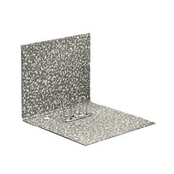 Lima ad arco a leva in cartone marmorizzato Essente. Fattura. Dorso 75 mm. Grigio