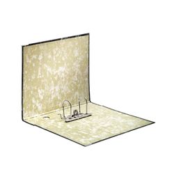 Esselte håndtagsfil af marmoreret pap. Faktura. Ryg 75 mm. sort