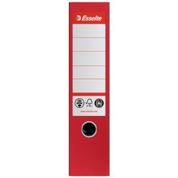 Ordner CO2 Neutraal Nº1, Karton bedekt met papier, DIN A4, Rug 75mm, Levendig rood