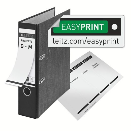 Αρχείο Leitz CO2 Neutral Lever Arch. Μαρμάρινο χαρτόνι. 180º. DIN A4. Σπονδυλική στήλη 80 mm, μπλε