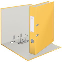 Cartella Leitz Cosy con arco a leva Cartone foderato. 180º. DIN A4. 50 mm giallo