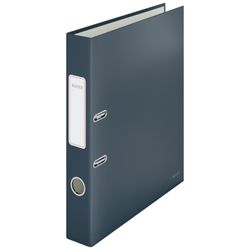Archivador de palanca Leitz Cosy Cartón forrado. 180º. DIN A4. 50 mm. gris