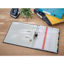 Leitz Cozy lever arch file Lined cardboard. 180º. DIN A4. 50mm Gray