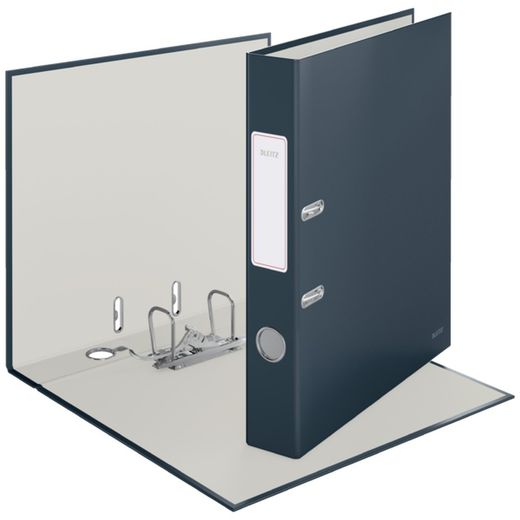 Leitz Cozy lever arch file Lined cardboard. 180º. DIN A4. 50mm Gray